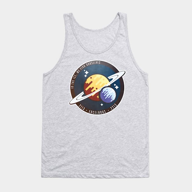 Enceladus Mission Crew Badge Tank Top by msharris22